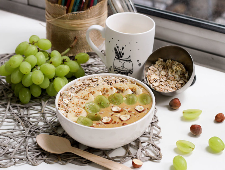 Smoothie bowl potiron